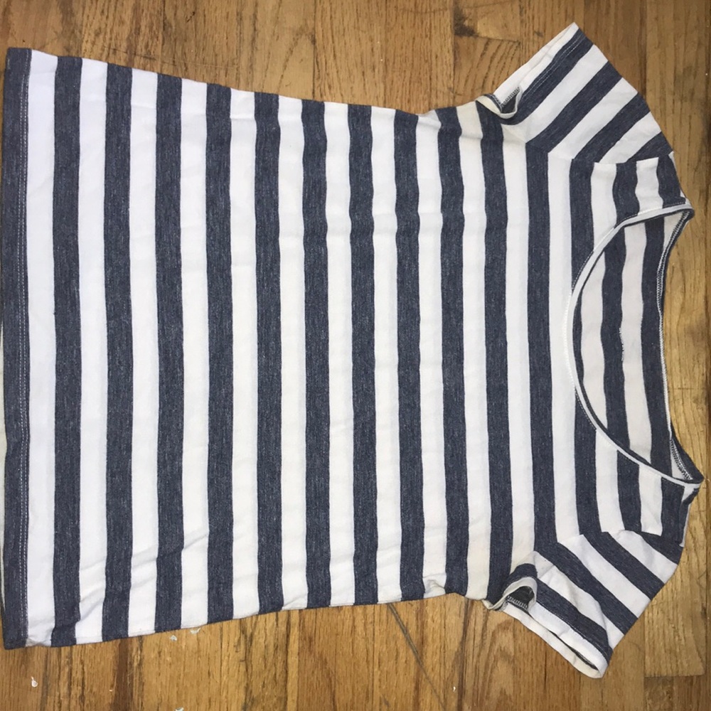 Stripped blue T-shirt